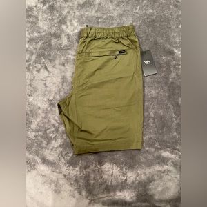 RVCA mens shorts, size large, army green